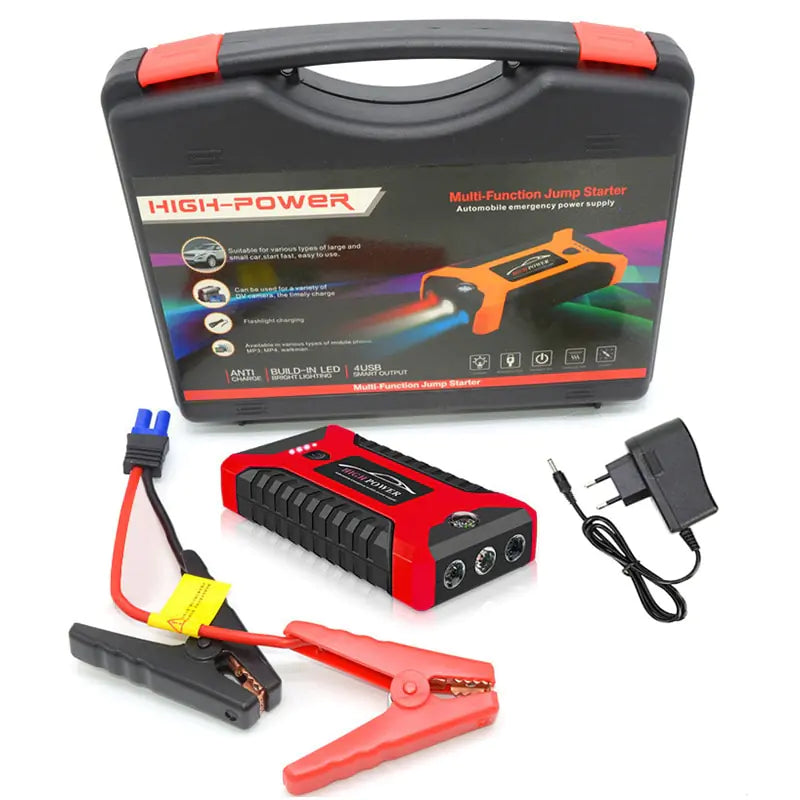 Car Jump Starter 1000A 12V Output Portable Emergency Start-up Charger for Cars Booster Battery Starting Device