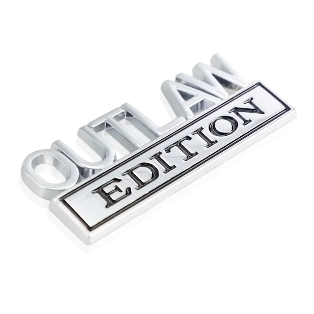 Outlaw Edition Car Emblem