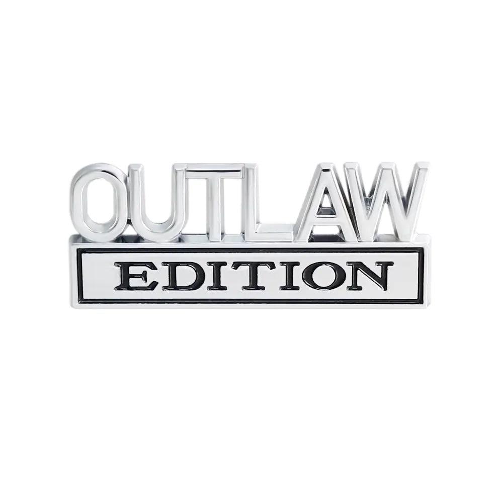 Outlaw Edition Car Emblem